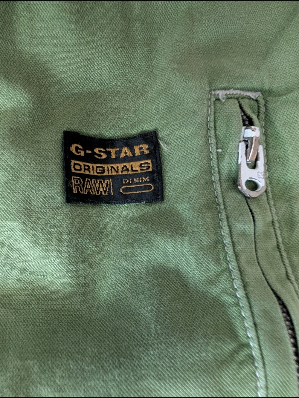 G-Star RAW Green Flat Front Shorts
